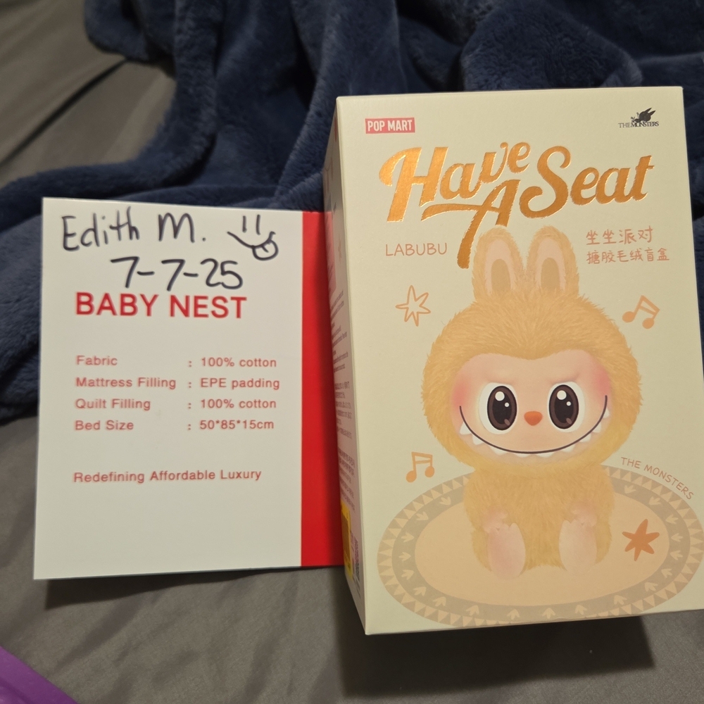 Labubu Baby Nest - Cream